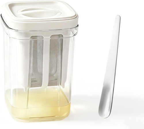 1100ml joghurt sieb mit deckel - 1100ml,
