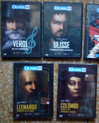 Lot dvds quark piero angela - lot,